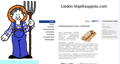 Desktop Screenshot of liedonklapikauppias.com